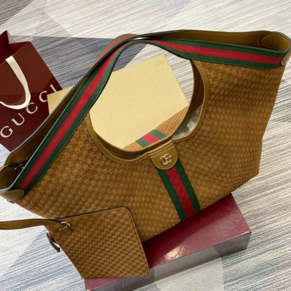 Gucci Giglio GG Suede "Brown"