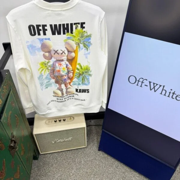 Off-White majica dugi rukav "White"