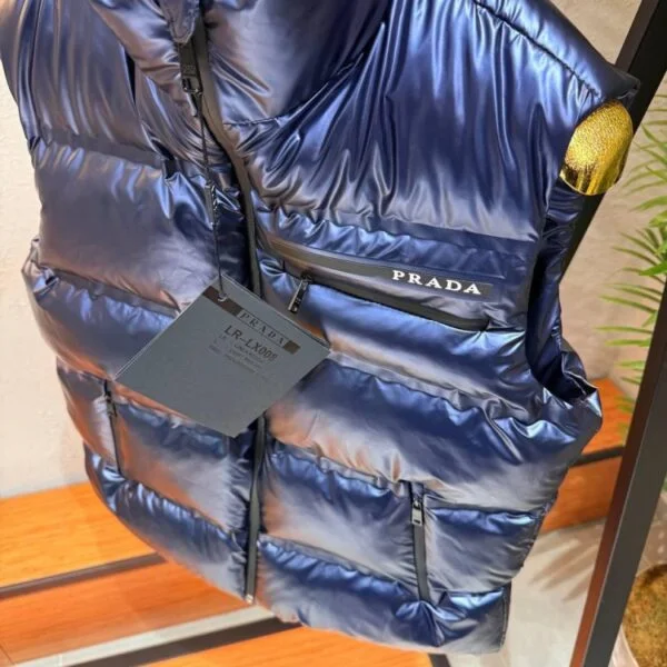 Prada Nylon Down Prsluk "Blue"