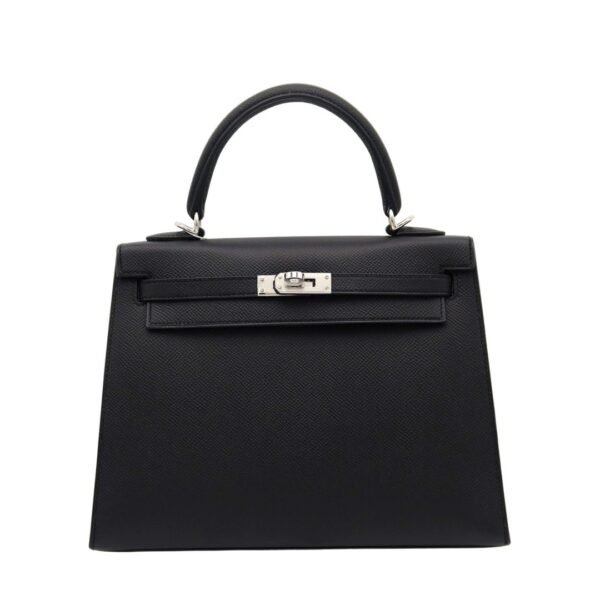 Hermes Kelly Mini II Silver Buckle