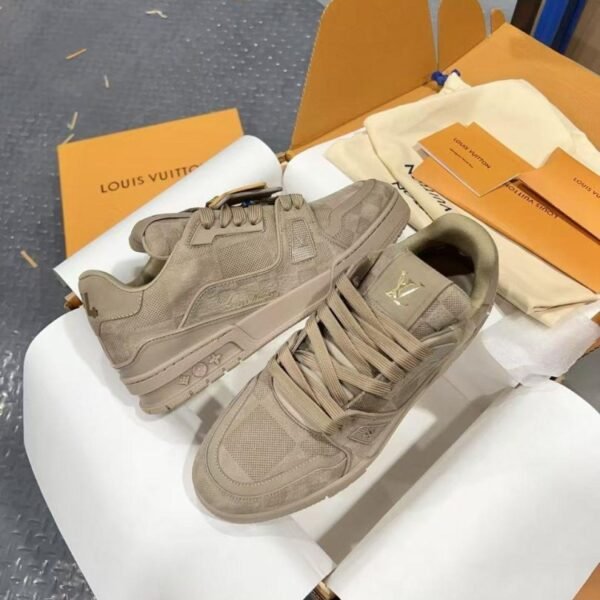 Louis Vuitton Trainer Sneaker "Taupe Brown"