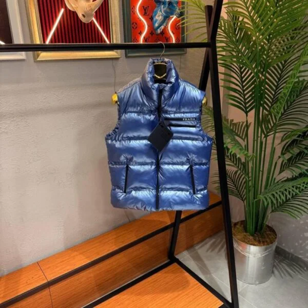 Prada Nylon Down Prsluk "Blue"