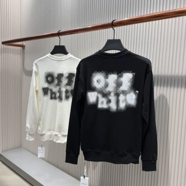 Off-White Majica dugi rukav "Black"