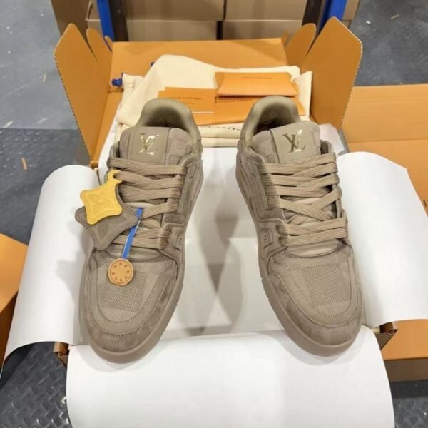 Louis Vuitton Trainer Sneaker "Taupe Brown"