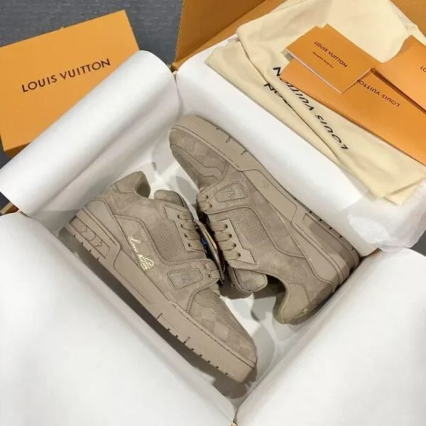 Louis Vuitton Trainer Sneaker "Taupe Brown"