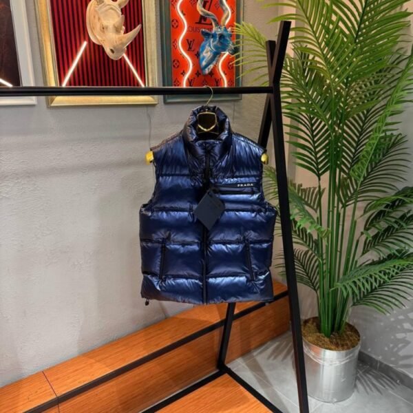 Prada Nylon Down Prsluk "Blue"