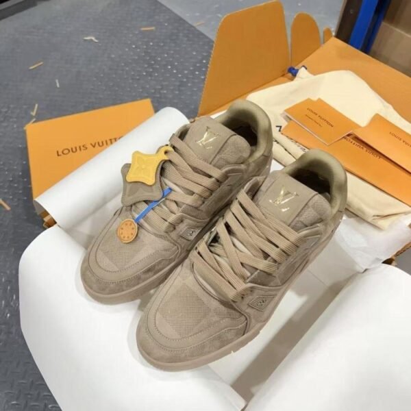 Louis Vuitton Trainer Sneaker "Taupe Brown"