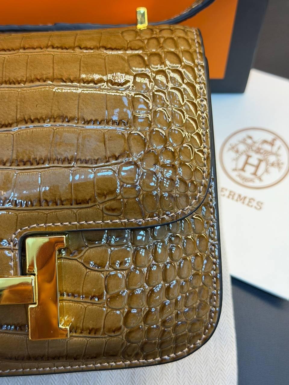 HERMES Constance Bag "Brown" - Slika 4