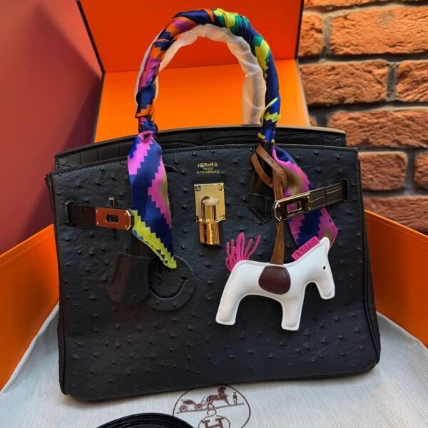 Hermes Birkin 30 Bag "Black"