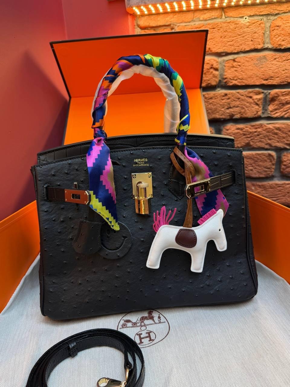 Hermes Birkin 30 Bag "Black"