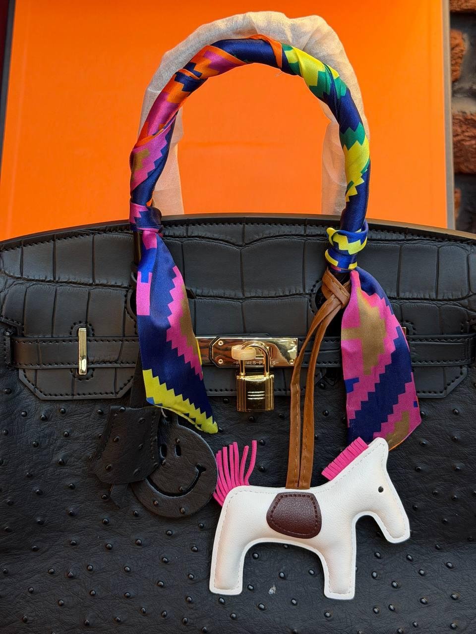 Hermes Birkin 30 Bag "Black" - Slika 5