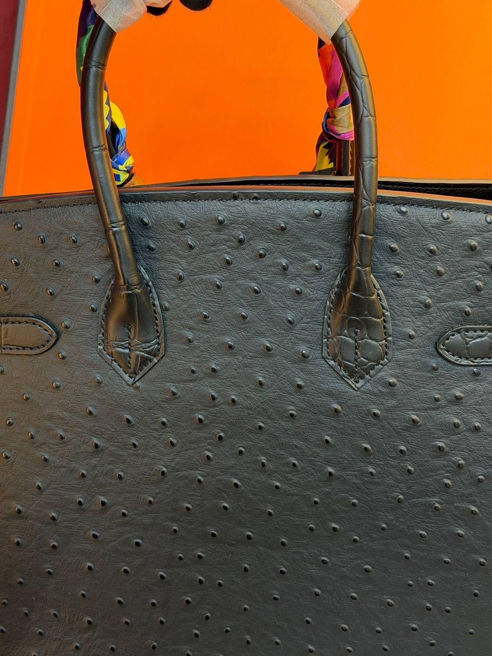 Hermes Birkin 30 Bag "Black" - Slika 13