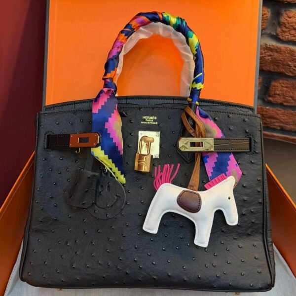 Hermes Birkin 30 Bag "Black"