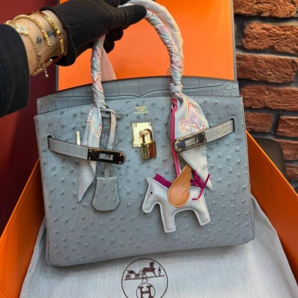 Hermes Birkin 30 Bag "Gray"
