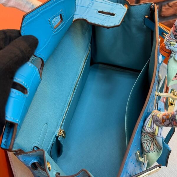 Hermes Birkin 30 Bag "Blue"