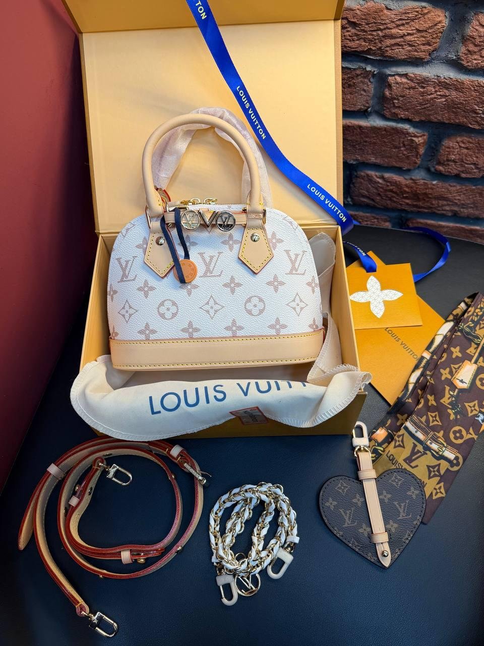 Louis Vuitton Alma "White"