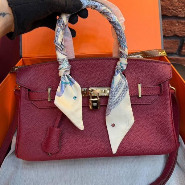 Hermes Birkin 30 Bag "Red"