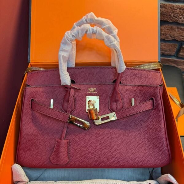 Hermes Birkin 30 Bag "Red"