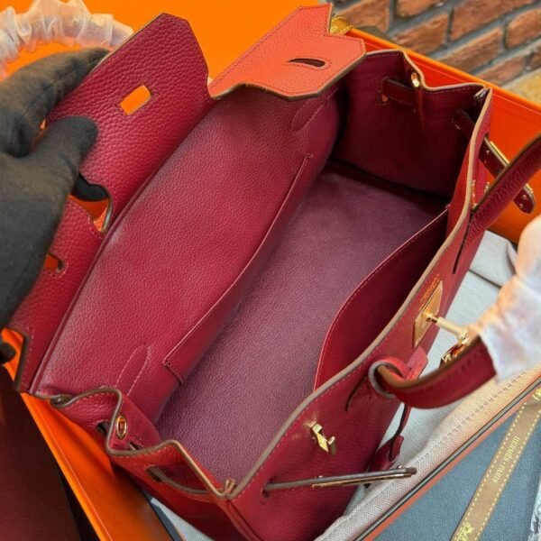 Hermes Birkin 30 Bag "Red"