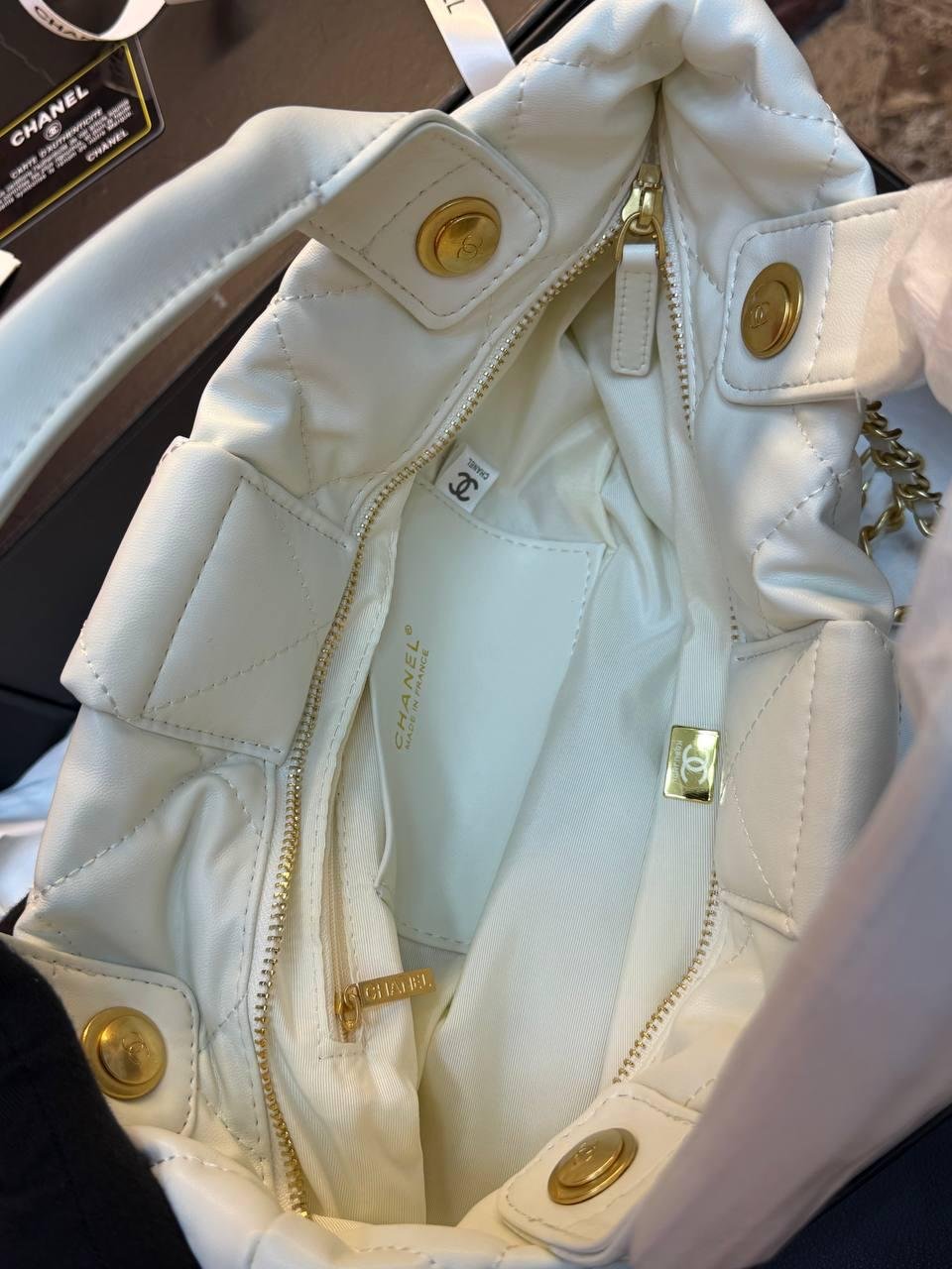 CHANEL Bow Bag "White" - Slika 6