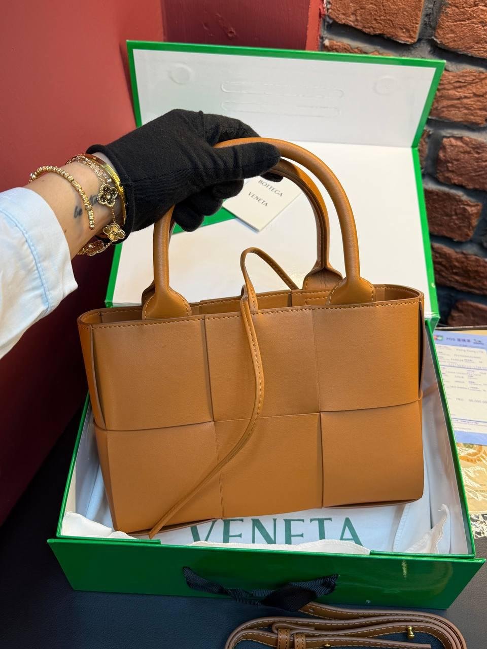 Bottega Veneta Arco Tote Bag "Brown" - Slika 2