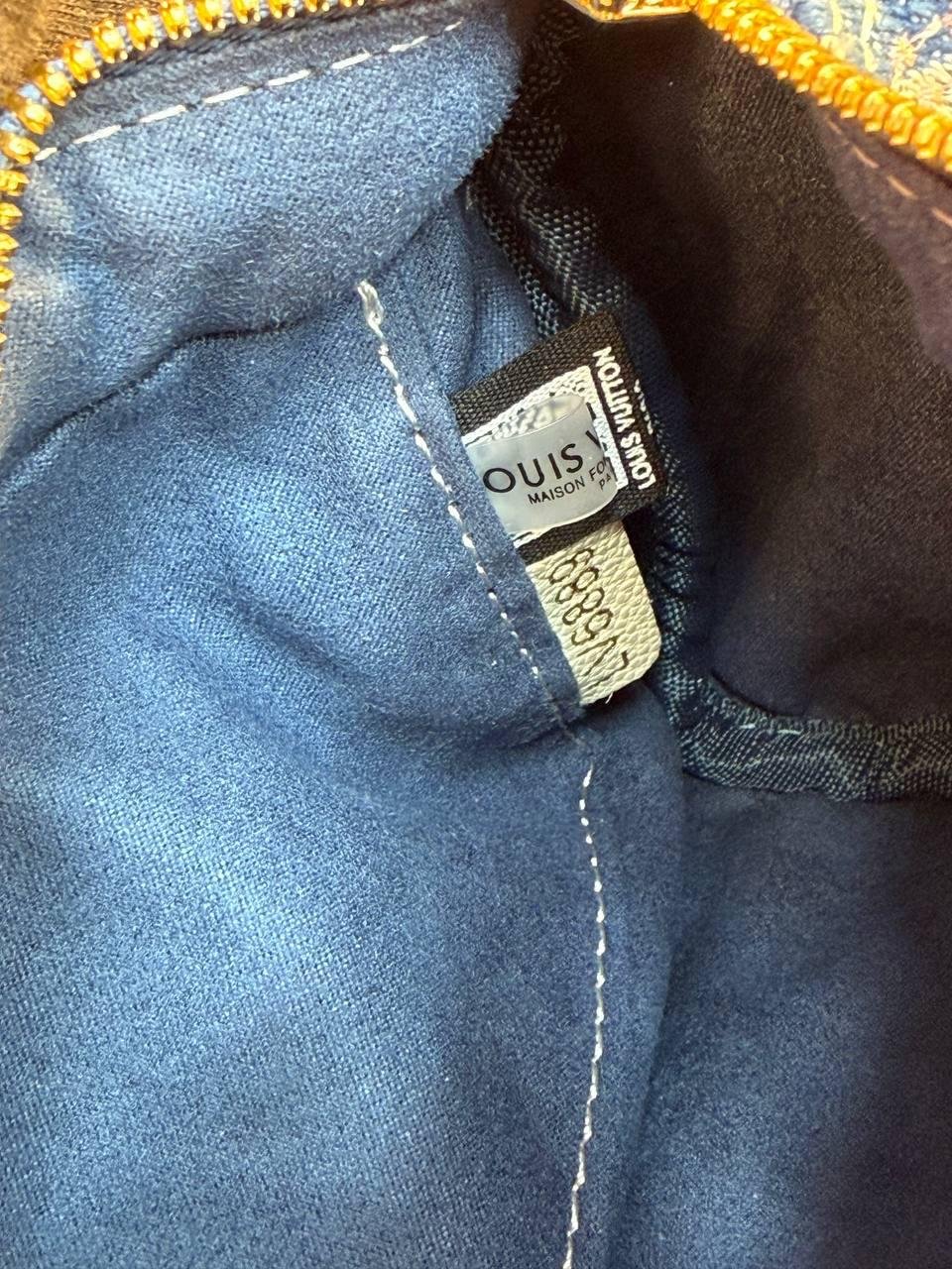 Louis Vuitton Nano Speedy Denim Blue - Slika 9