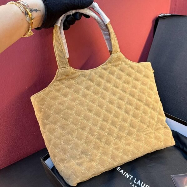 YVES SAİNT LAURENT Icare Medium in Quilted Suede