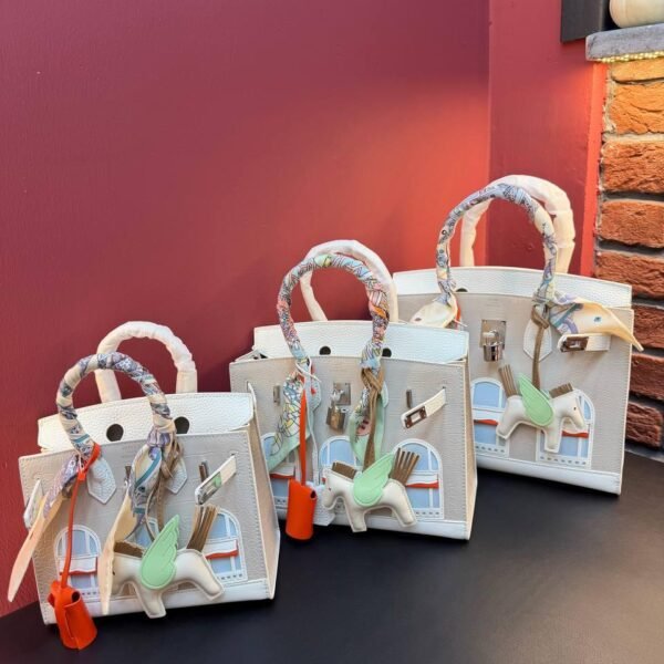 Hermes Birkin 20 Bag "White"