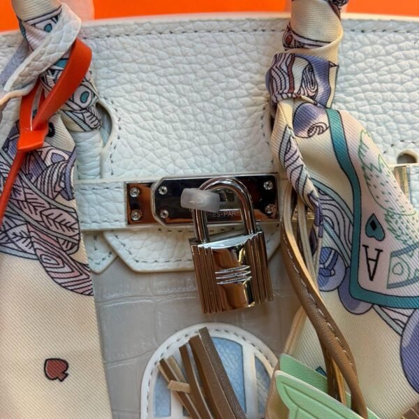 Hermes Birkin 20 Bag "White"