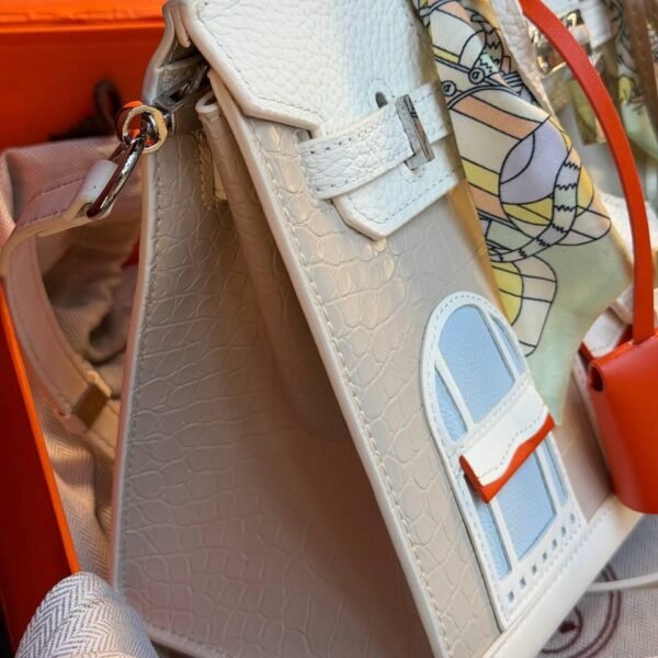 Hermes Birkin 20 Bag "White"