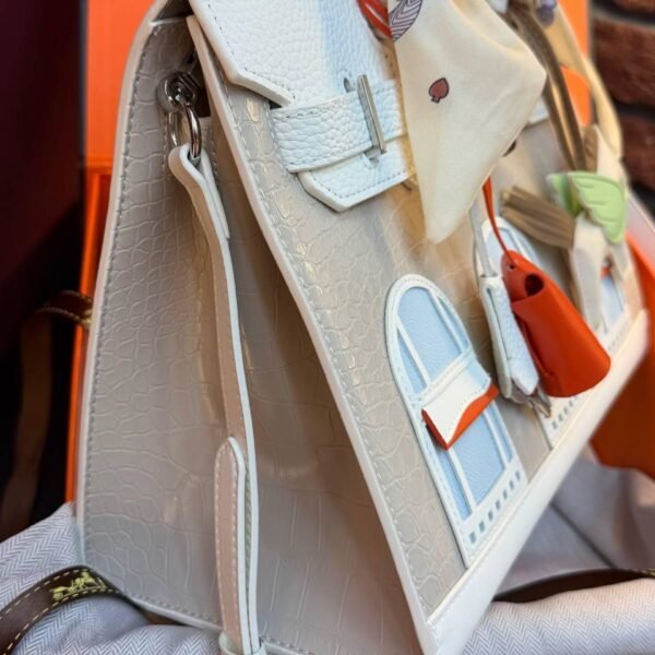 Hermes Birkin 20 Bag "White"