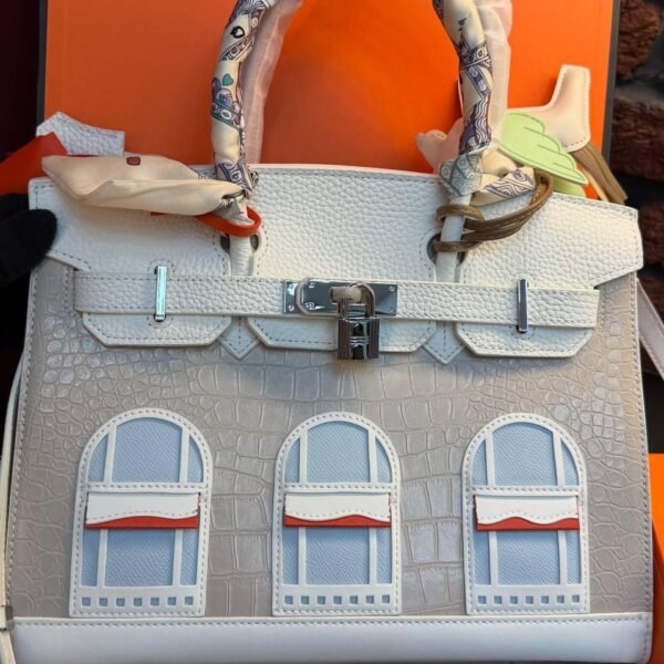 Hermes Birkin 20 Bag "White"