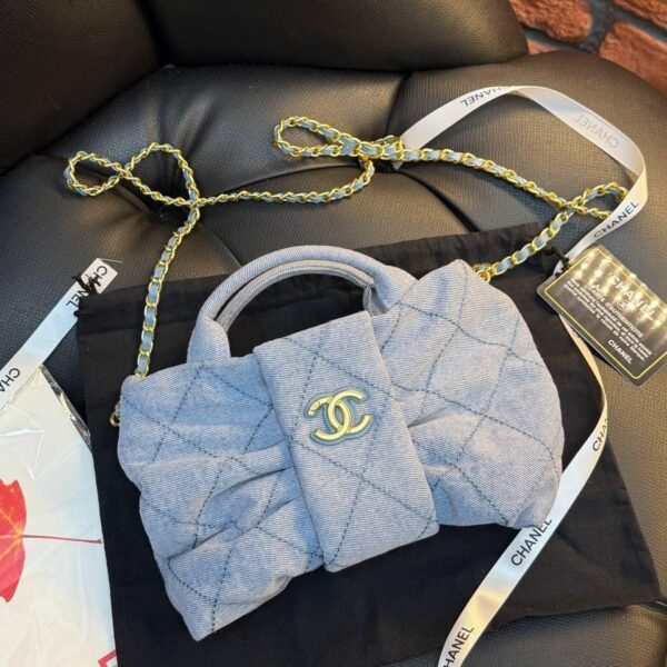 CHANEL Bow Bag "Blue"