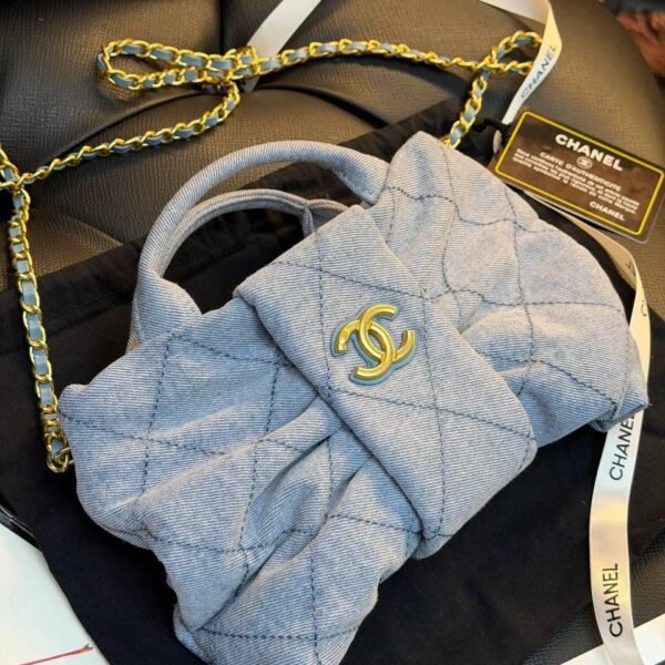 CHANEL Bow Bag "Blue"