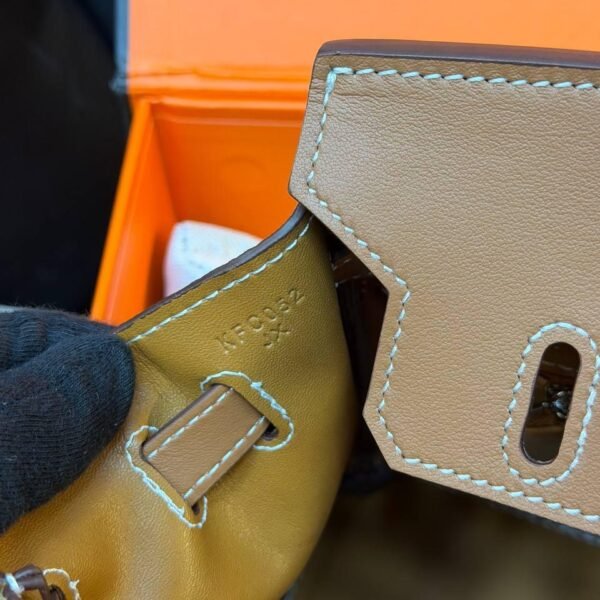 Hermes Birkin 25 Bag Suede "Camel"