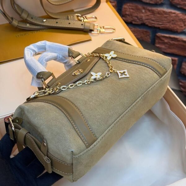 Louis Vuitton Nano LV Biker Suede "Brown"