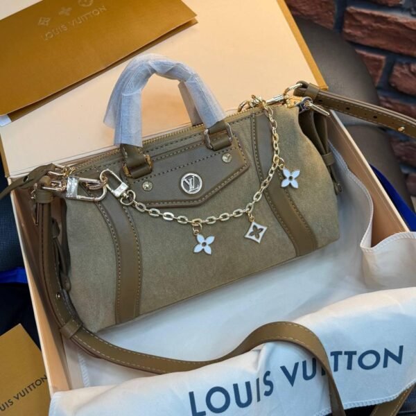 Louis Vuitton Nano LV Biker Suede "Brown"