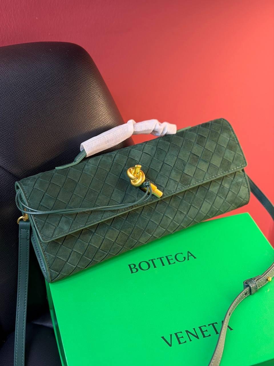 Bottega Veneta Andiamo Clutch "Green" - Slika 12
