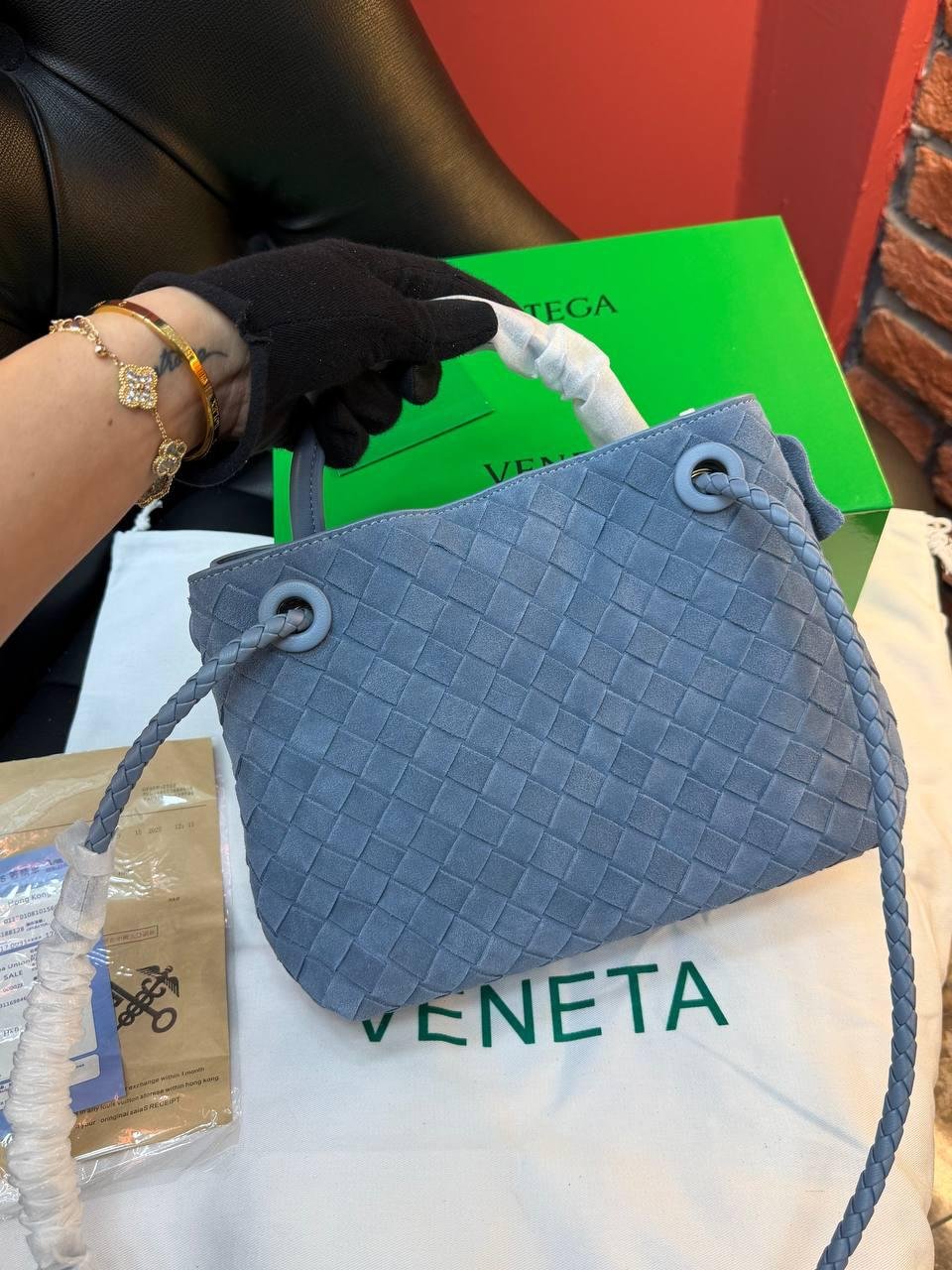 Bottega Veneta Andiamo Small "Blue" - Slika 3