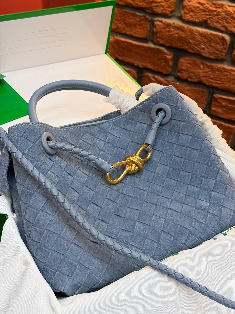 Bottega Veneta Andiamo Small "Blue" - Slika 8