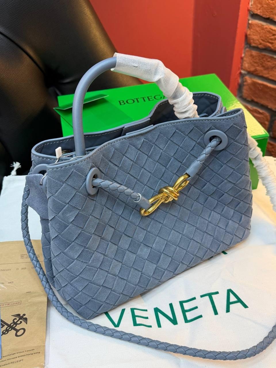 Bottega Veneta Andiamo Small "Blue" - Slika 9