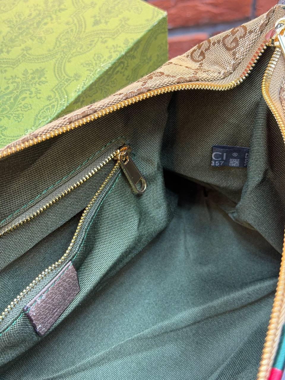 Gucci J Mini top-handle bag "Beige" - Slika 12