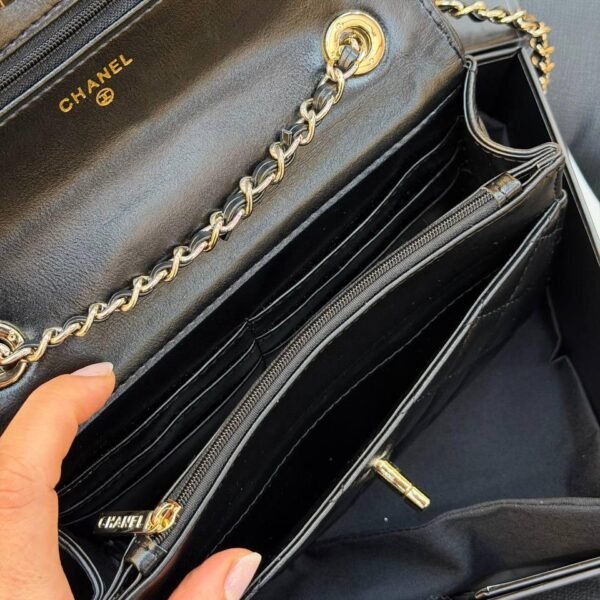 CHANEL Wallet On Chain "Black"