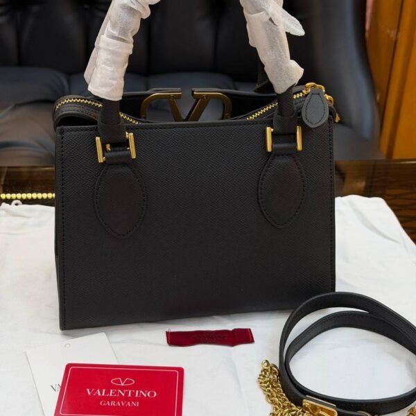 Valentino Garavani Small Vsling Leather Top-handle Bag "Black"