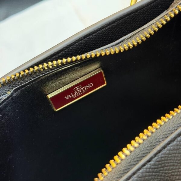 Valentino Garavani Small Vsling Leather Top-handle Bag "Black"