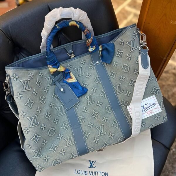 Louis Vuitton OnTheGo Monogram Washed Denim
