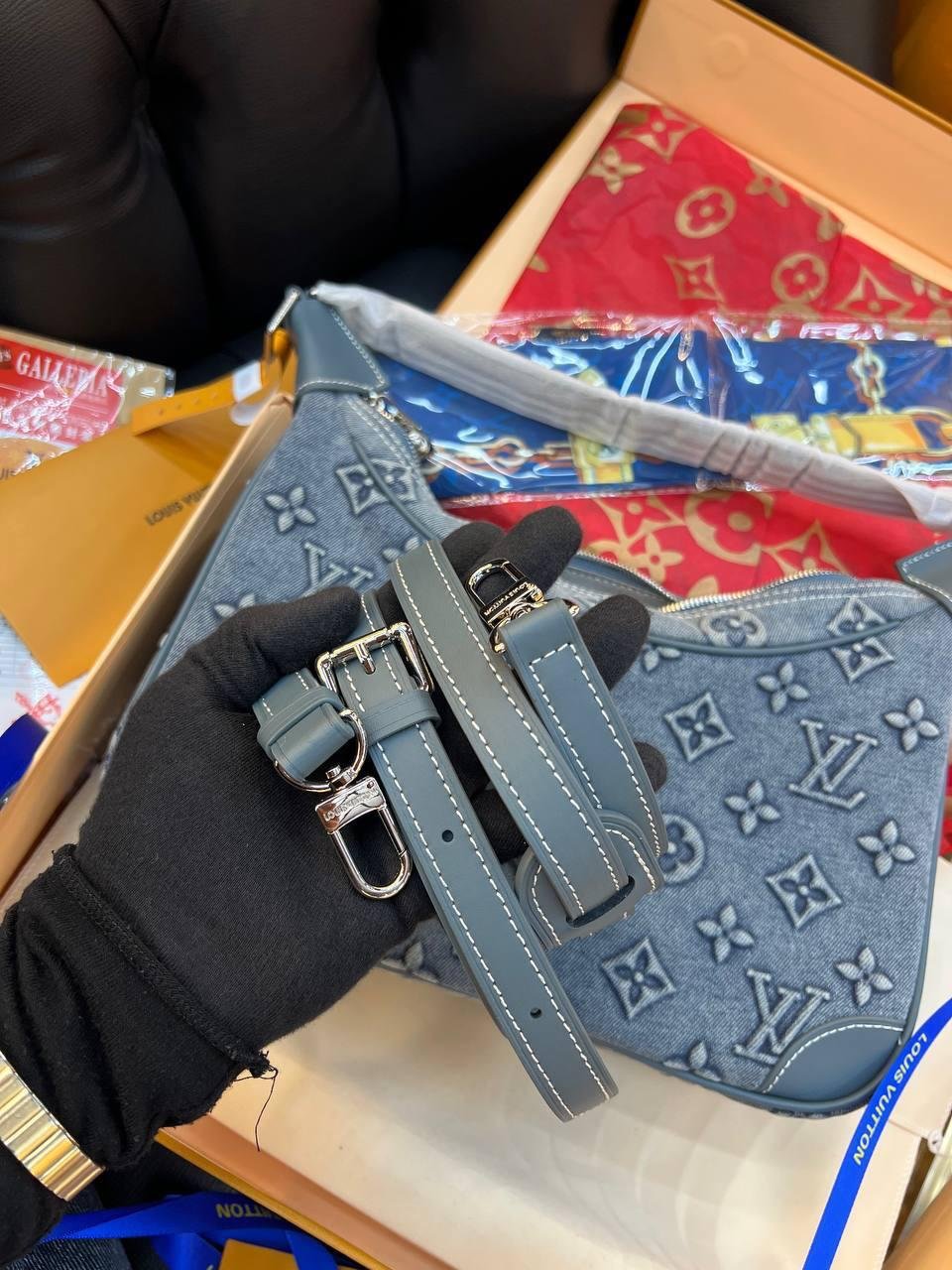 Louis Vuitton Denim Handbag - Slika 3