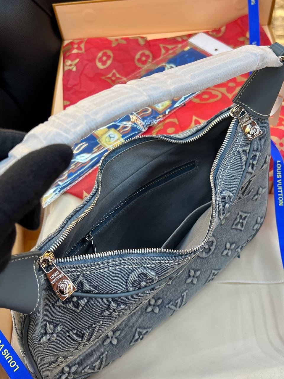 Louis Vuitton Denim Handbag - Slika 5