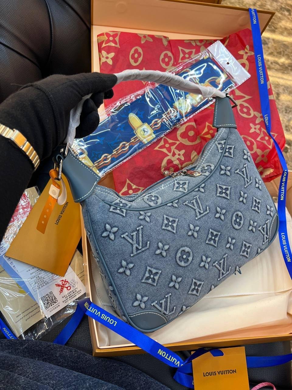 Louis Vuitton Denim Handbag