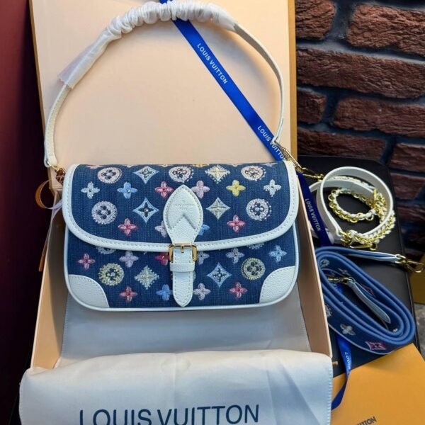 Louis Vuitton Diane Handbag "Blue"